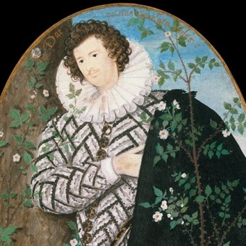 Nicholas Hilliard, Young man among roses, 1585 - 1595, Victoria and Albert Museum, London